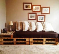 Sofa aus Paletten – DIY Möbel sind praktisch und originell