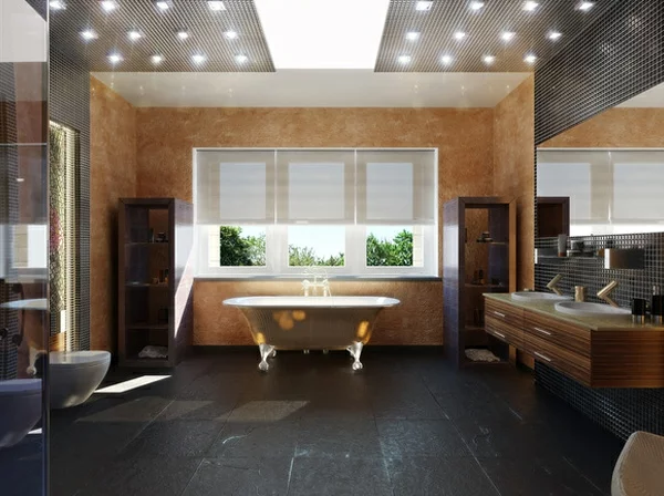 einrichtungsideen moderne badezimmer tolle beleuchtung 