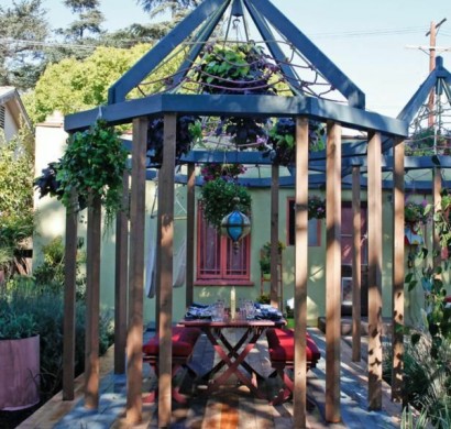 Wie kann man eine Pergola selbst bauen - Anleitung und Fotos