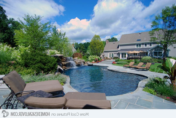 Swimmingpool im Garten - Landschaftsideen für Schwimmbäder