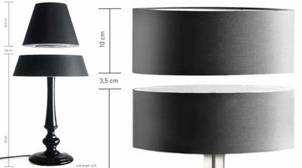 lampen design klassiker crealev magnetic floating lamp maße