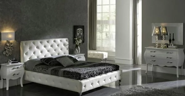luxus schlafzimmer design ideen bett anrichte