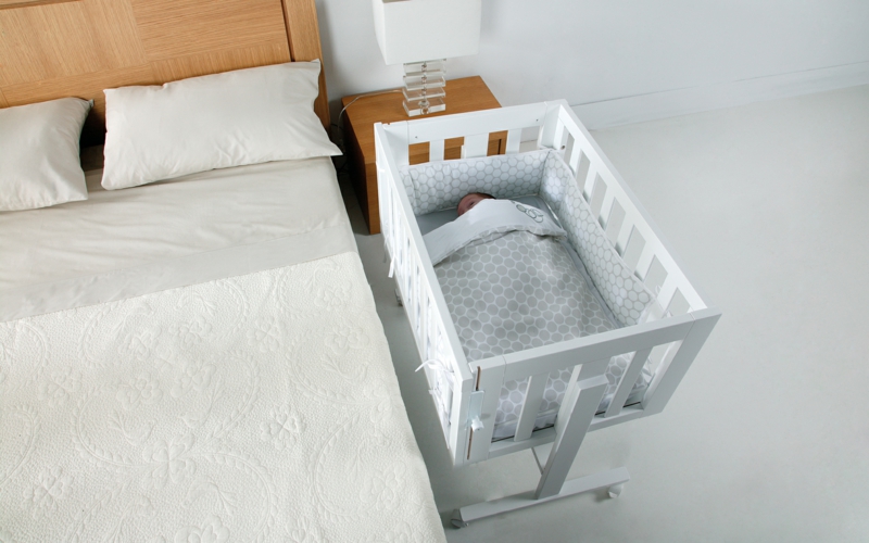 micuna designer babymöbel kollektion cododo babywiege im schlafzimmer 