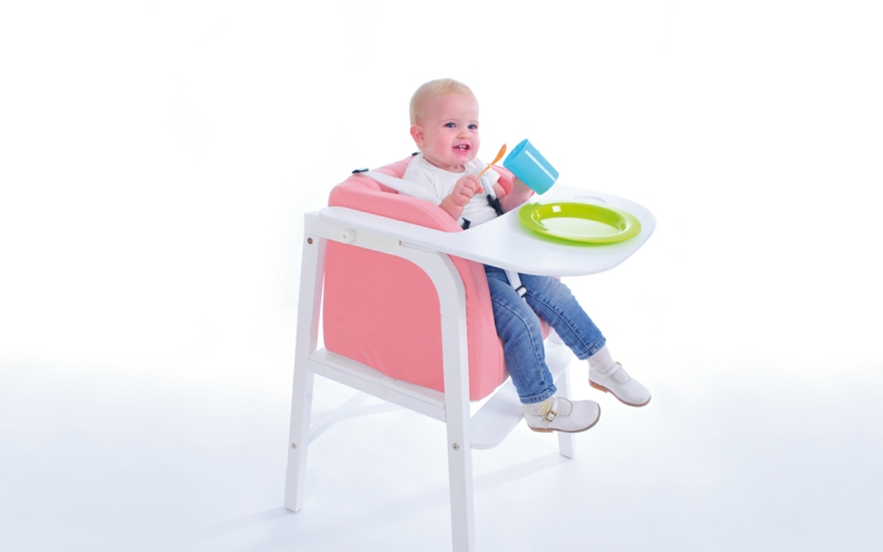 micuna trotta kolektion babystuhl in rosa designer babymöbel