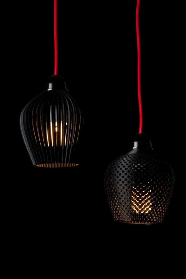 moderne designer lampen pendelleuchten schwarz samuel bernier