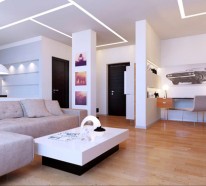21 hinreißende moderne, minimalistische Wohnzimmergestaltung