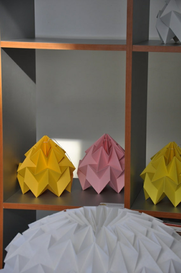 origami lampenschirme ideen DIY schön