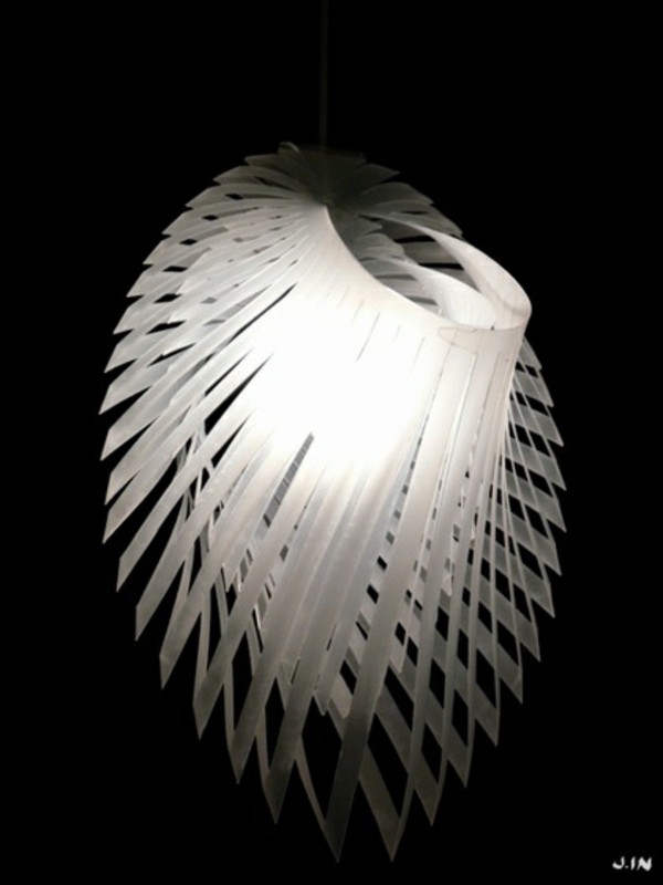 papierlampen von joanne lin weiß 