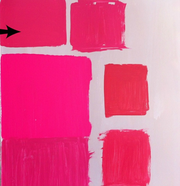 pinke wandfarbe ideen rosa farbnuancen ausprobieren muster