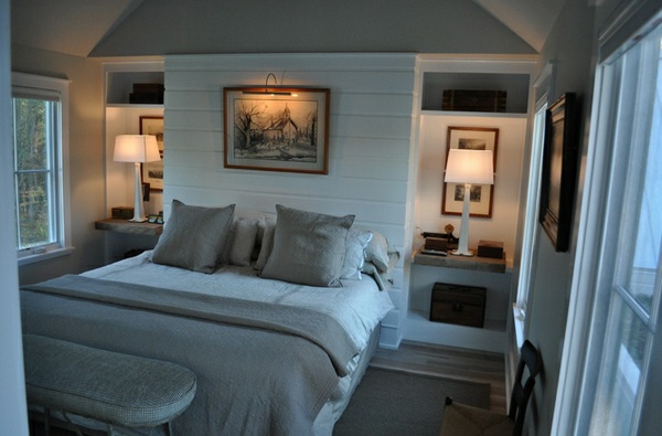 skandinavisches design minimalistische schlafzimmer ideen klare linien