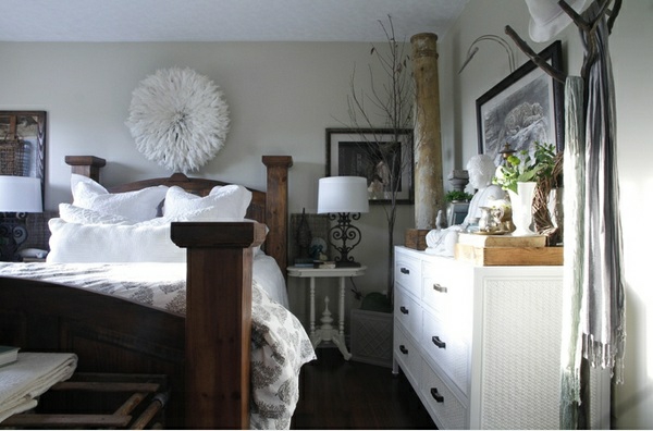 skandinavisches design schlafzimmer möbel aus holz bodenbelag