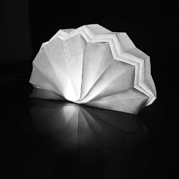 tischlampen faltbar papierleuchten originell 