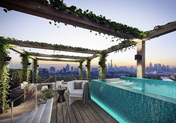 Dachterrasse gestalten - eine sehenswerte Fotostrecke von 15 Dachpools