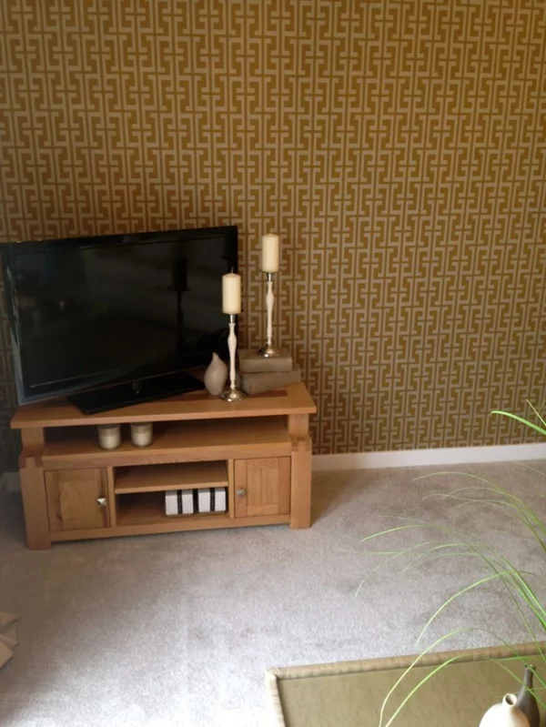 wohnideen wandgestaltung wohnzimmer wohnzimmertapete tv 