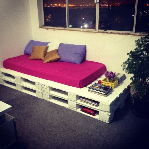 wohnzimmer designideen diy möbel sofa aus paletten lagerraum