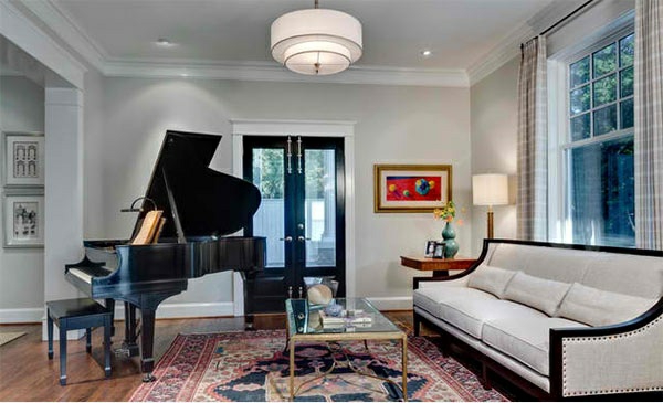 wohnzimmer möbel klavier einrichtungsstil traditionell schwarz weiß wohnzimmer farben