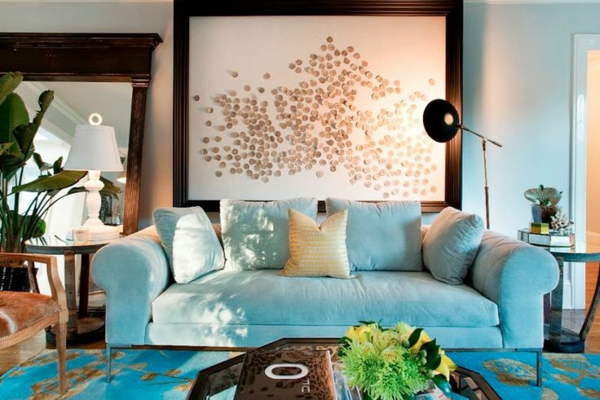 Beleuchtungsideen-fürs-Wohnzimmer-cool-wohnzimmerlampen-sofa