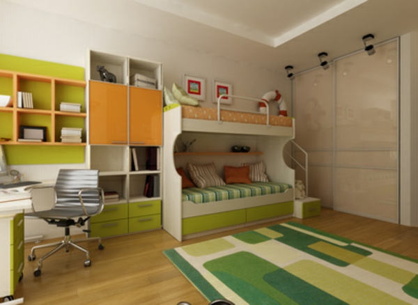 Einrichtungsideen fürs Jugendzimmer hochbett kompakt