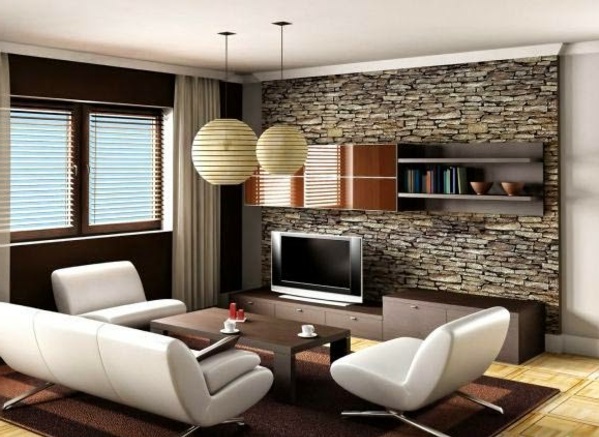 Wandverkleidung Kunststein wandpaneele steinoptik sofas kronleuchter