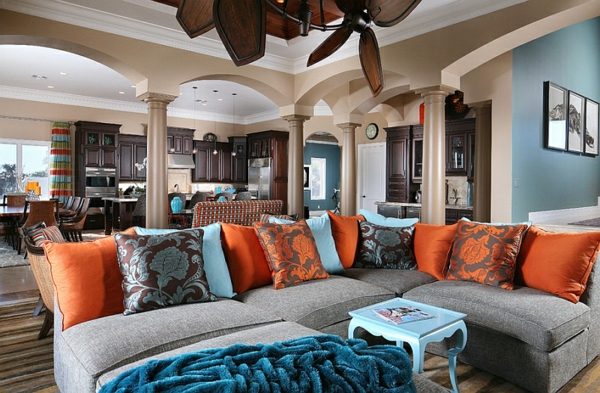 30 coole Wohnideen für Farbkombination - Heiße Trendfarben 2014