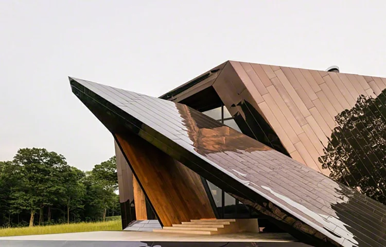 architektur und design Daniel Libeskind architektenhaus minimalistisch skulpturell