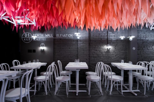 bar restaurant design weiße möbel what happens when new york