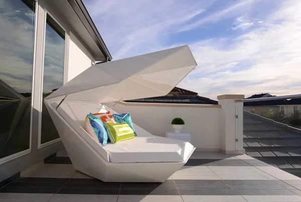 außenmöbel moderne terrassengestaltung designer lounge möbel sonnenliege