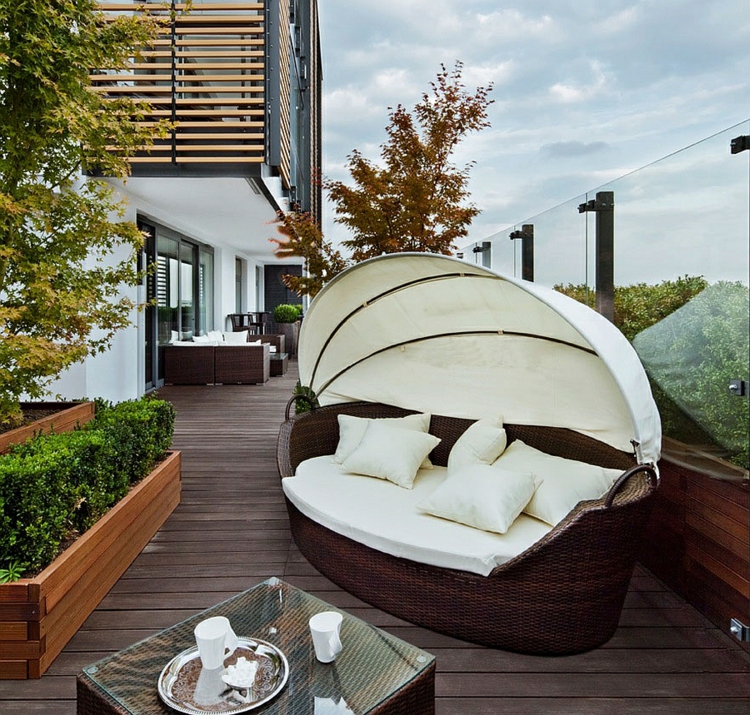 einrichtungstipps modern wohnen terrasse gestalten lounge möbel