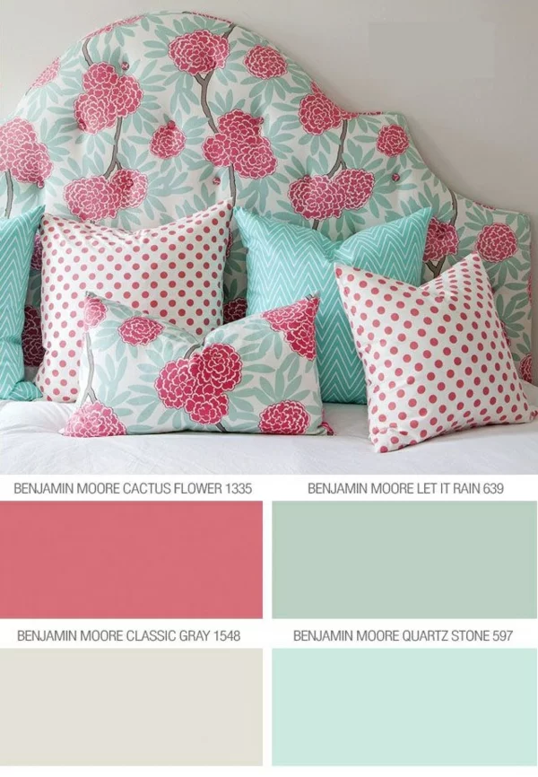 farbgestaltung schlafzimmer trendfarben benjamin moore