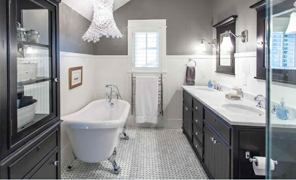 Freistehende Badewannen im viktorianischen Stil