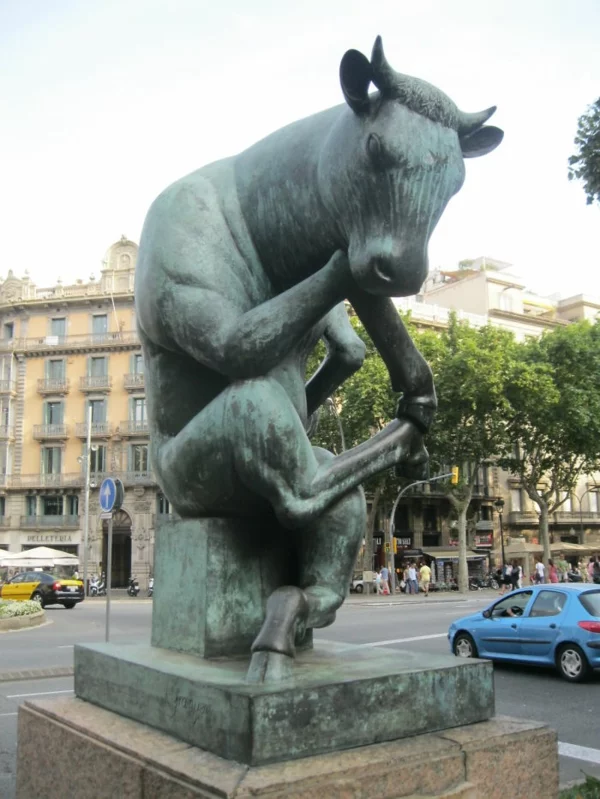 berühmte kunstwerke kunst kultur the sitting bull skulptur
