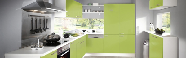 küchenschränke küchenfronten bekleben mit folie grün matt küchenfronten erneuern