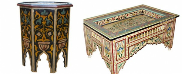 marokkanisch tisch möbel exotisch muster orientalische Möbel