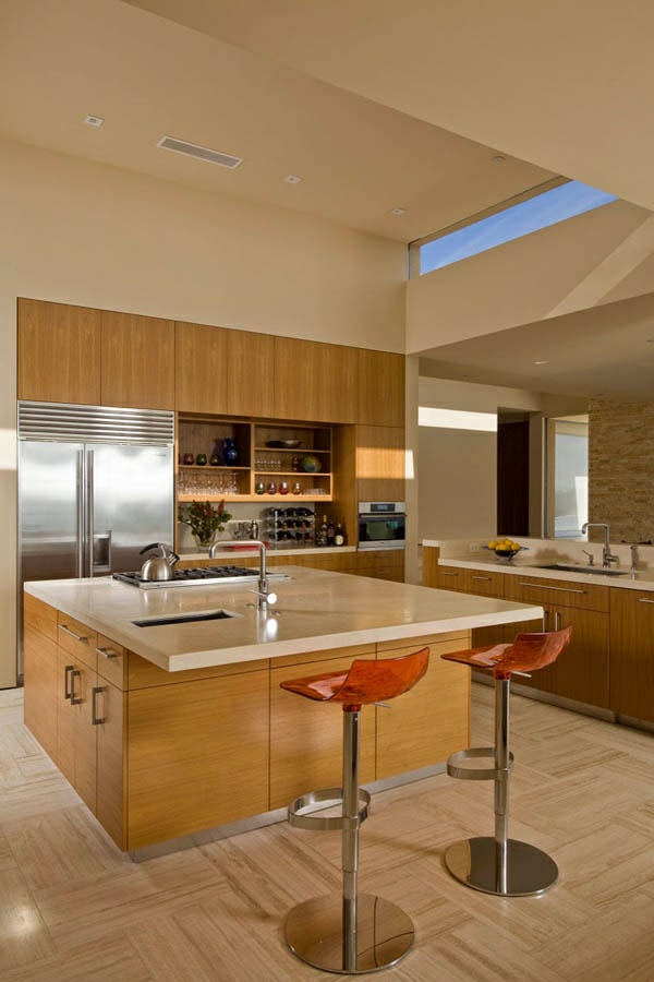 moderne küche küchenmöbel küchenblock freistehend eingebaute kochplatte 