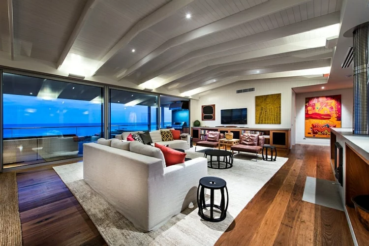 modernes haus strandhaus mehrblick modernes wohnzimmer gestalten