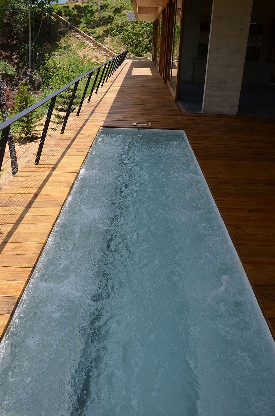nachhaltige architektur terrassengestaltung pool dominikanische republik