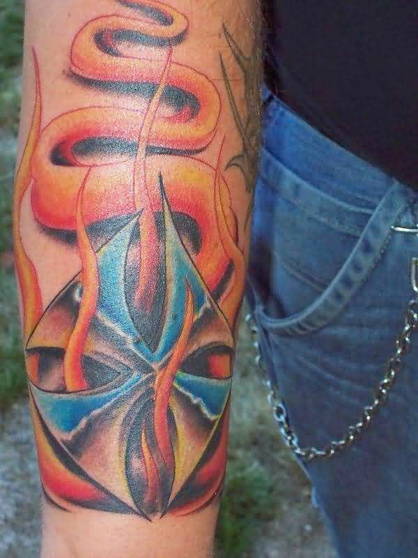 tattoo unterarm bilder für männer farbig