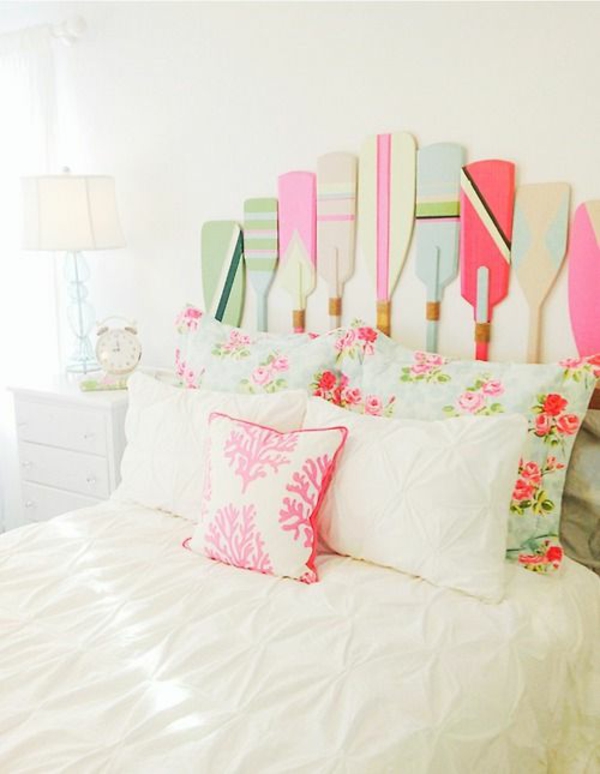 schlafzimmer gestalten farbideen kreative bastelideen bett diy kopfteil