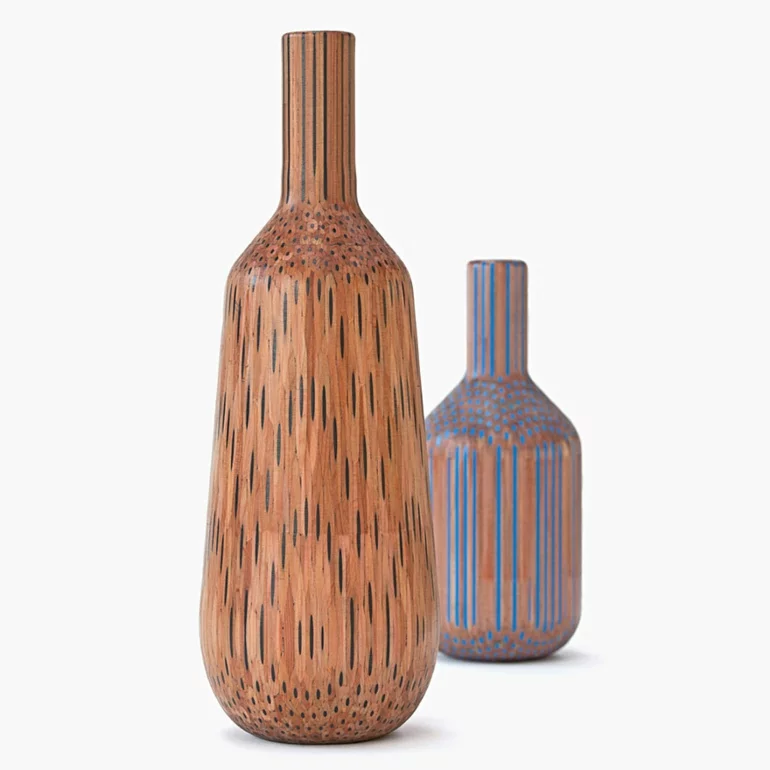 skandinavische möbel deko vasen aus bleistiften amalgamated projekt