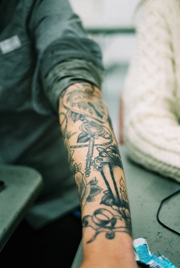 Für schöne unterarm tattoos männer ▷ 1001+Unterarm