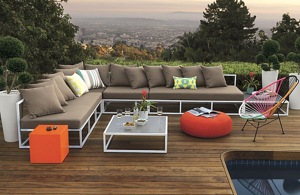 terrassengestaltung coole einrichtungsideen lounge möbel sofa sitzkissen