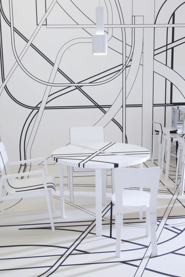 bar restaurant design ideen dekorative elemente logomo cafe finnland