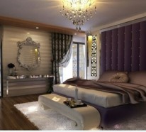 15 wunderschöne lila Schlafzimmer – ein Paradies für die Augen