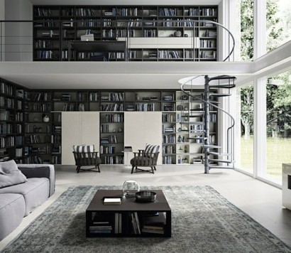 21 Bücherregale im Wohnzimmer für die Bücherfans