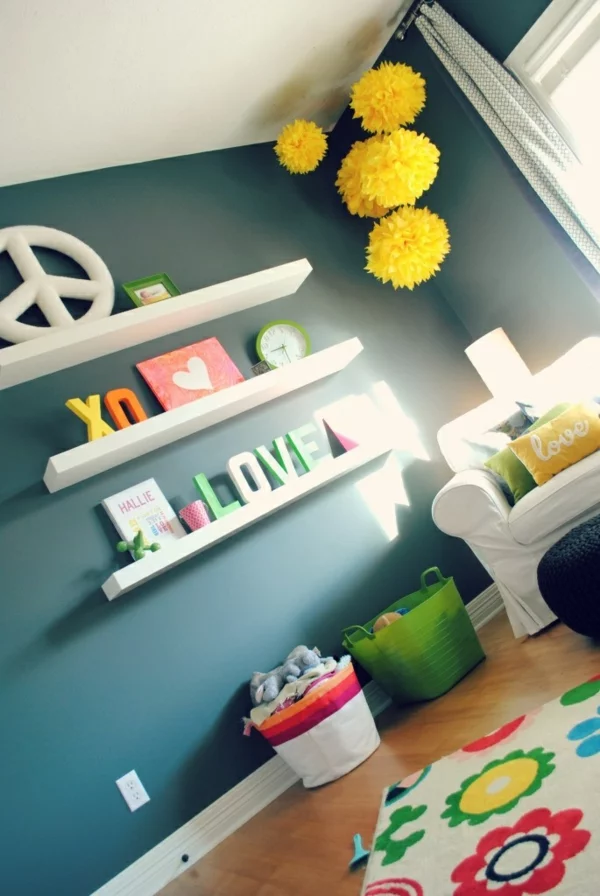 Babyzimmer frieden gestalten deko ideen pastellfarben dekoartikel