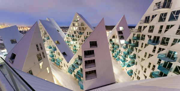 Cooler Wohnkomplex natur phänomen originell designer architektur