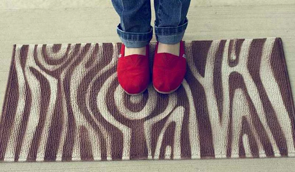 DIY Teppiche Fußmatten stoff badezimmer