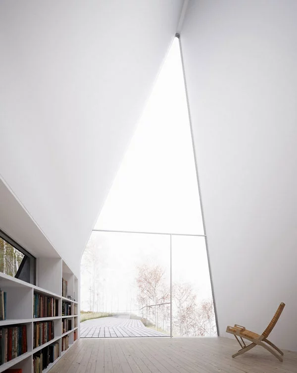 Dreiecksfenster verdunkeln fensterfolien rollos designs simpel