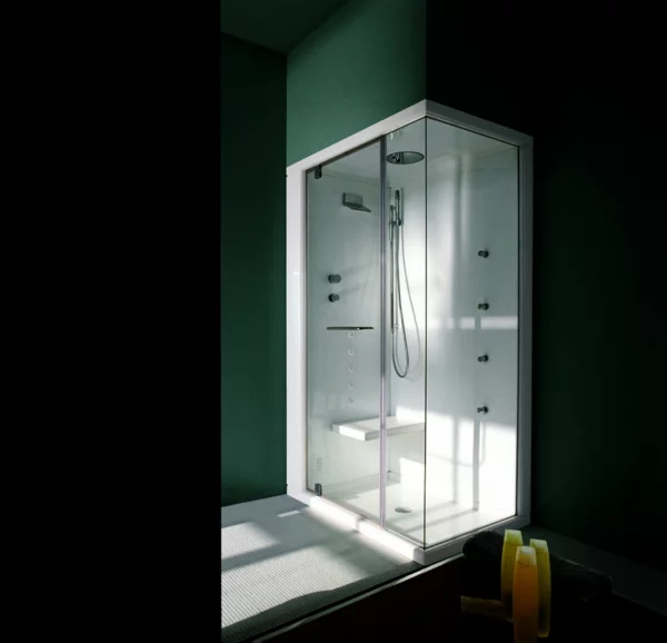  Fertig duschkabinen komplett komplettduschen licht