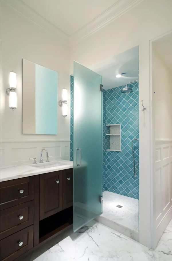 Fertig duschkabinen komplett komplettduschen mit blau